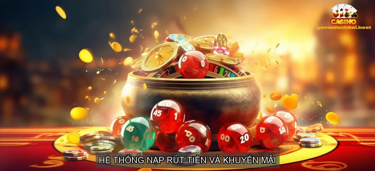 Hệ thống nạp rút tiền và khuyến mãi