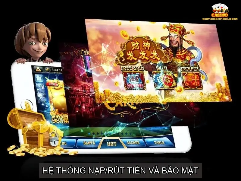 Hệ thống nạp/rút tiền và bảo mật